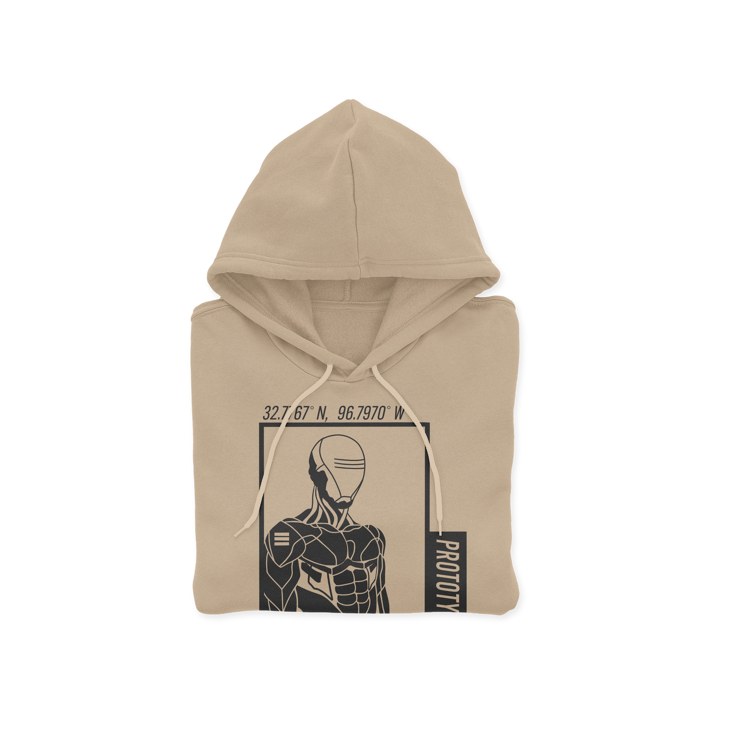 “PROTOTYPE: UPGRADE” Hoodie (Champagne)